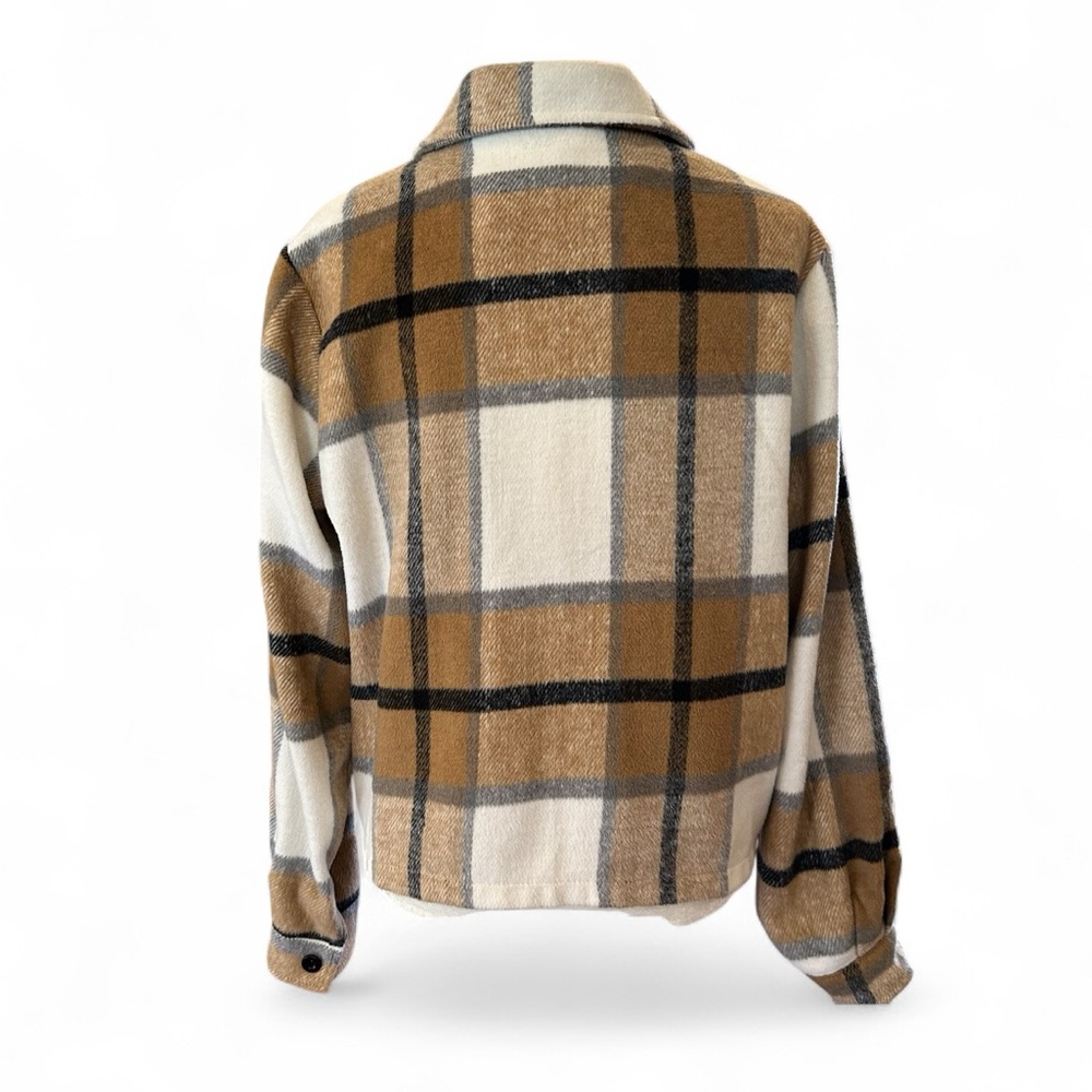 SHEIN | Flannel Plaid Shacket/Jacket EUC - Picture 4 of 10
